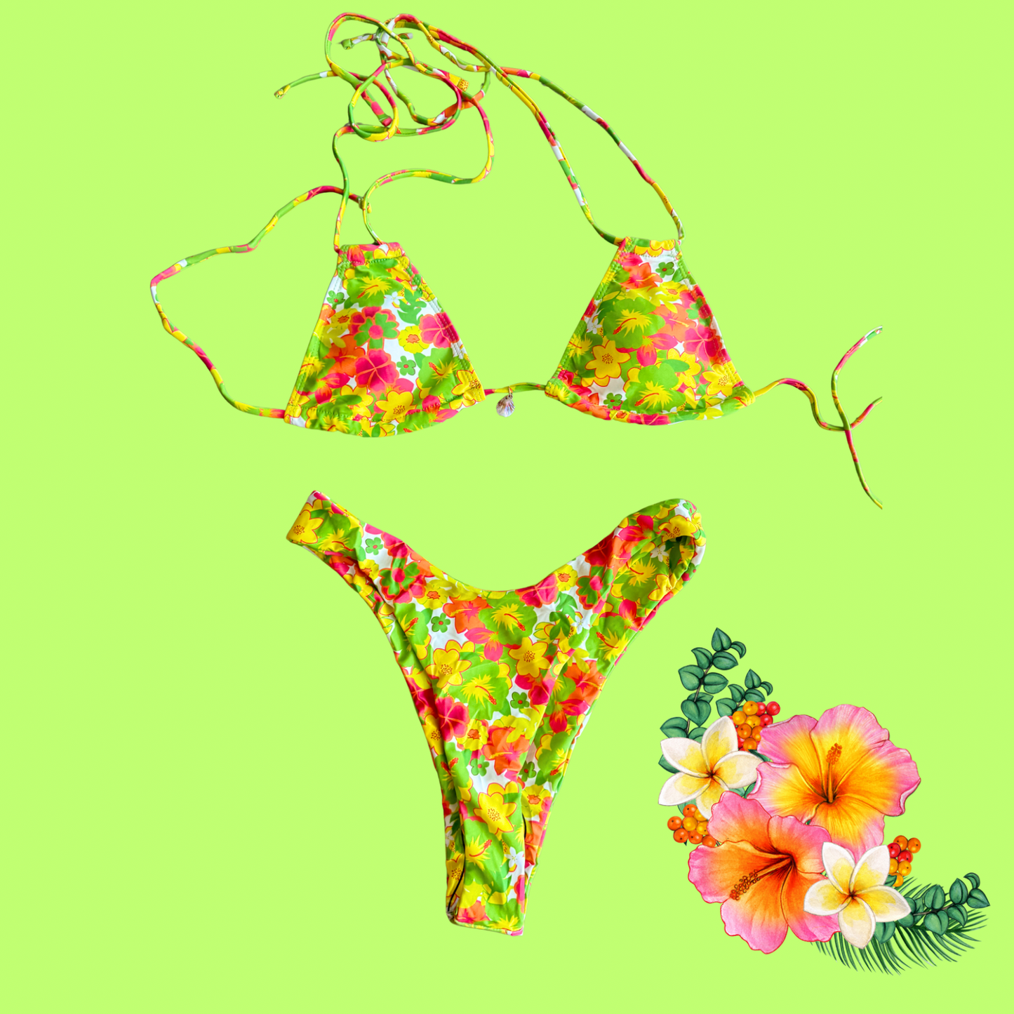 Flower Power Bikini Bottom