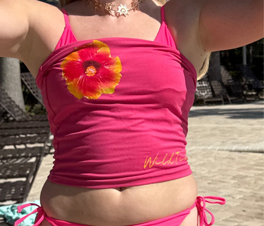 Hibiscus Tube Top