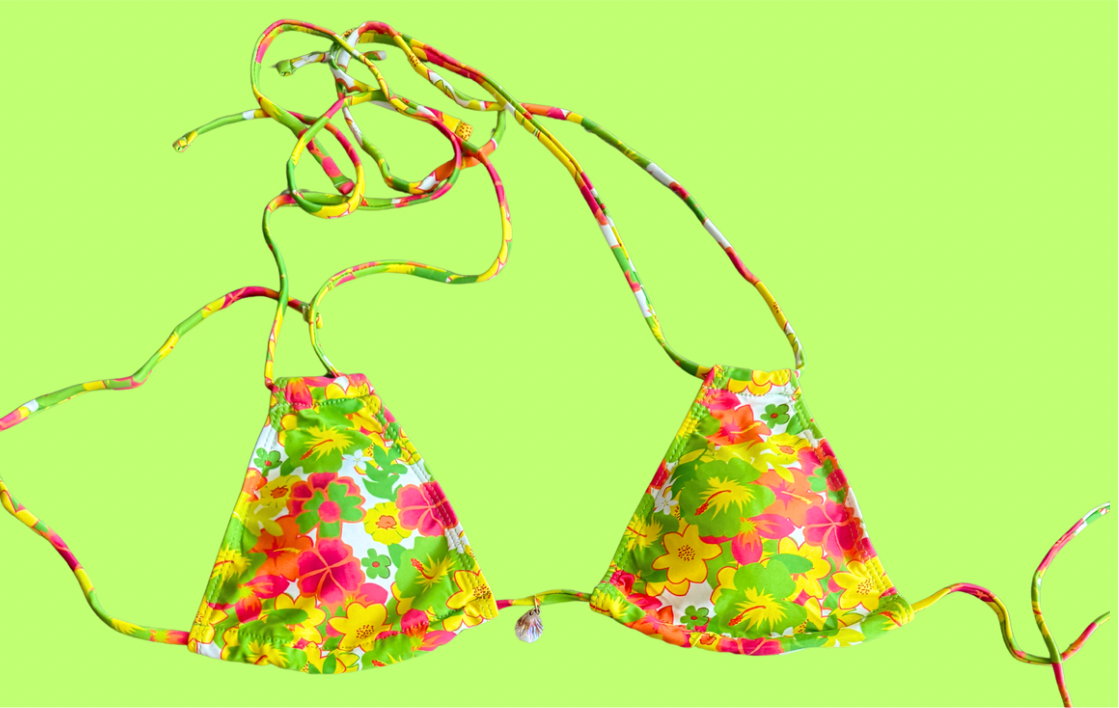 Flower Power Bikini Top