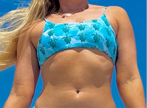 St. Thomas Turtle Bikini Top